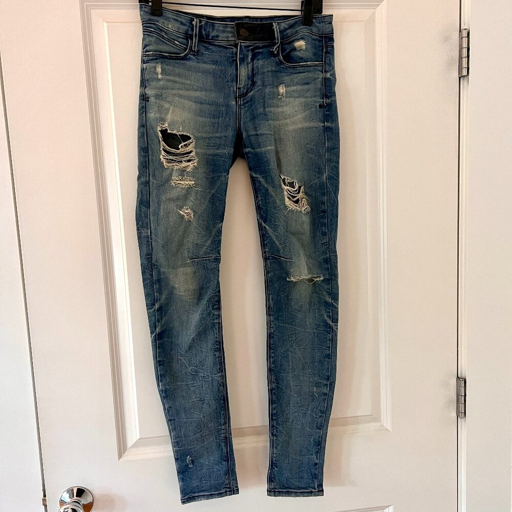 RTA Women's Distressed Skinny Jeans Size: 26